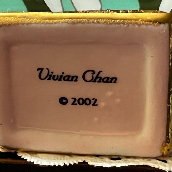 Vivian Chan Hand Painted Miniature Teapot - Picture 6 of 7